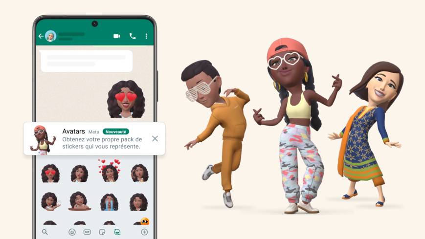WhatsApp : des Avatars ainsi que de nouvelles fonctionnalités pour améliorer les appels