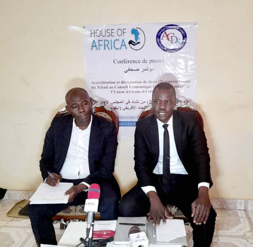 ECOSOCC-UA : deux tchadiens promus à des postes de responsabilité ECOSOCC-UA : deux tchadiens promus à des postes de responsabilité