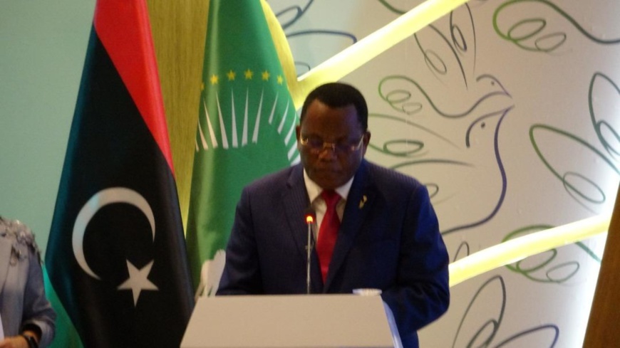 Jean Claude Gakosso ouvrant les travaux de la réunion préparatoire.