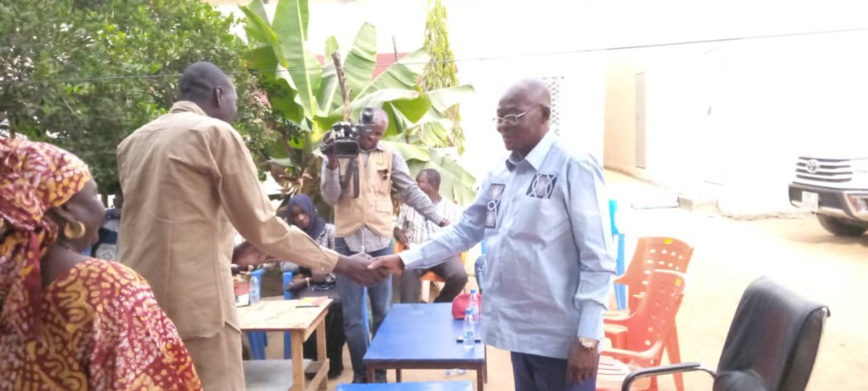 Tchad : les militants de l'URD du Moyen-Chari présentent leurs vœux de nouvel an à leur président national