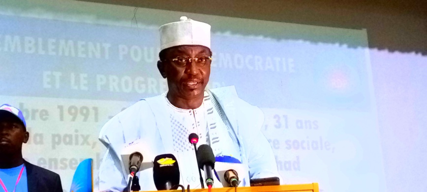 Le président national du RDP, Mahamat Allahou Taher. © Georges Lawane/Alwihda Info Le président national du RDP, Mahamat Allahou Taher. © Georges Lawane/Alwihda Info