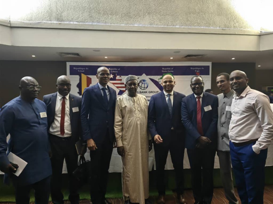 Membres de la délégation tchadienne en Sierra Leone
