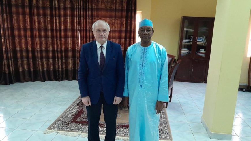 Tchad : réunion de travail entre le ministre de la Justice et l’ambassadeur de Russie