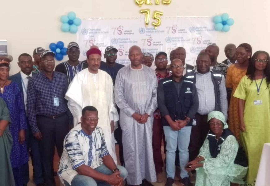 Priorité à la santé primaire : le message de l'OMS au Tchad pour ses 75 ans Priorité à la santé primaire : le message de l'OMS au Tchad pour ses 75 ans