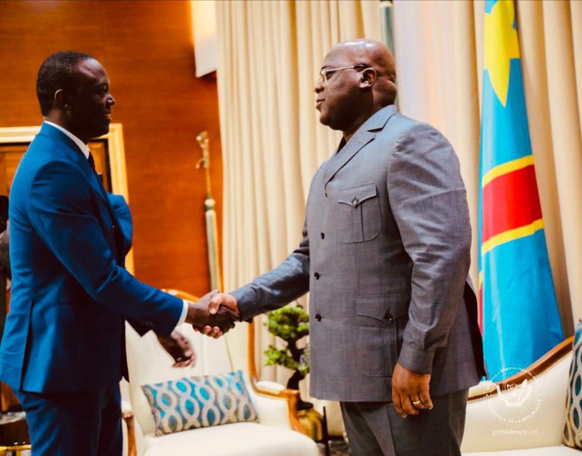 CEEAC : le président Tshisekedi a reçu l'opposant tchadien Succes Masra. © PR/RDC CEEAC : le président Tshisekedi a reçu l'opposant tchadien Succes Masra. © PR/RDC