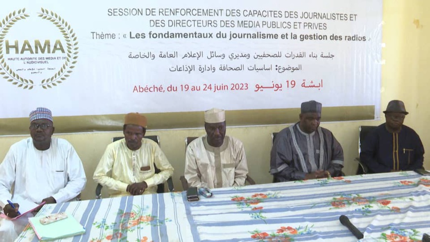 Tchad : la HAMA renforce les capacités des journalistes et des directeurs de radios à l'Est Tchad : la HAMA renforce les capacités des journalistes et des directeurs de radios à l'Est
