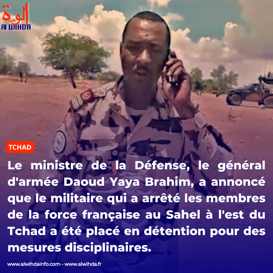 Tchad : "un de nos éléments s'est très mal comporté. Il est maintenant sous les verrous" (ministre Défense)