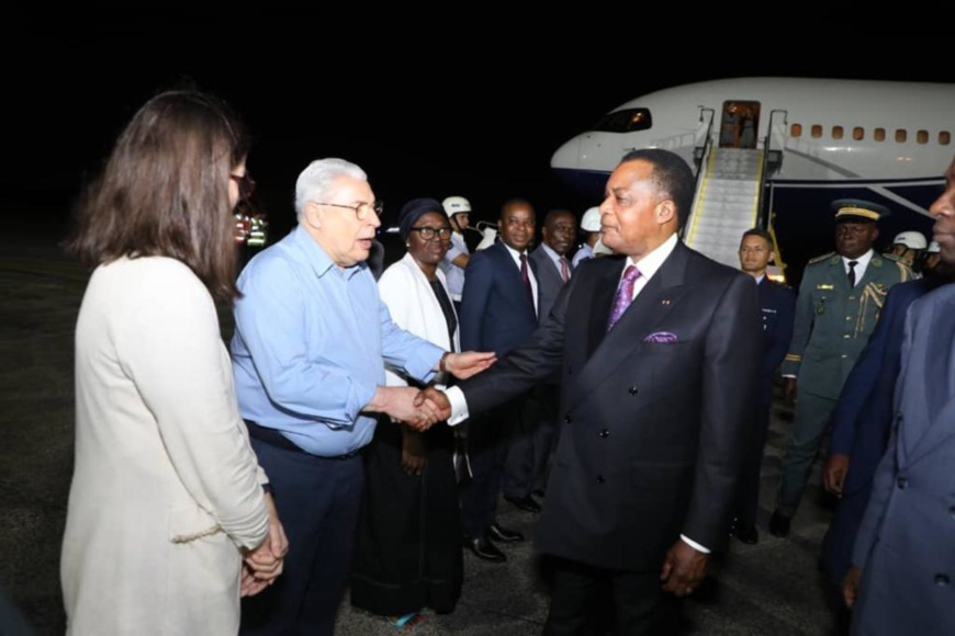 Denis Sassou N'Guesso arrivé au Brésil. Denis Sassou N'Guesso arrivé au Brésil.
