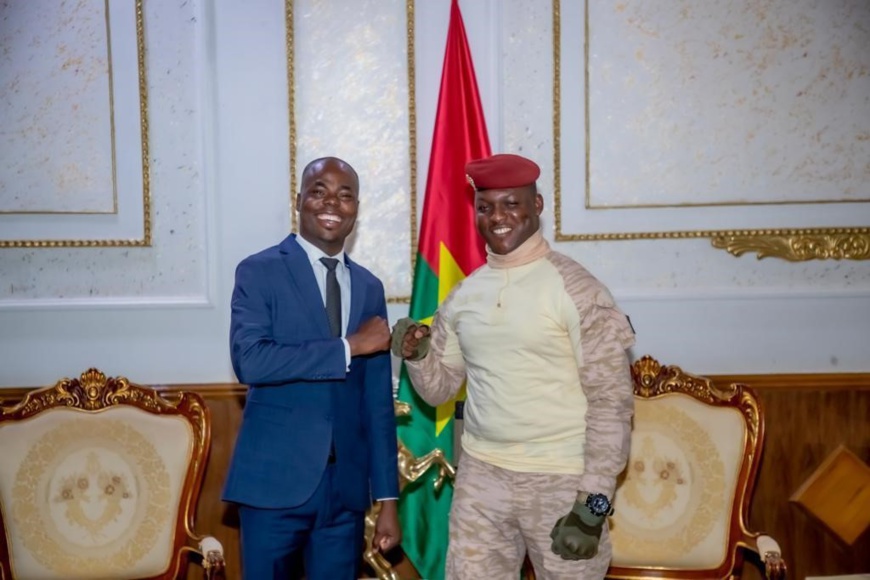 Burkina Faso : Le SGA l'Union Panafricaine de la Jeunesse hôte du Capitaine Ibrahim Traoré Burkina Faso : Le SGA l'Union Panafricaine de la Jeunesse hôte du Capitaine Ibrahim Traoré