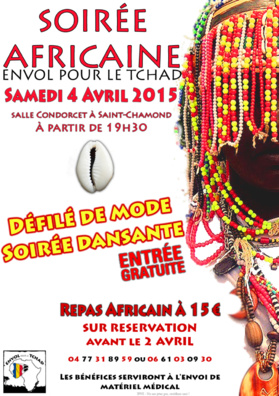 Invitation Soirée Tchadienne Invitation Soirée Tchadienne