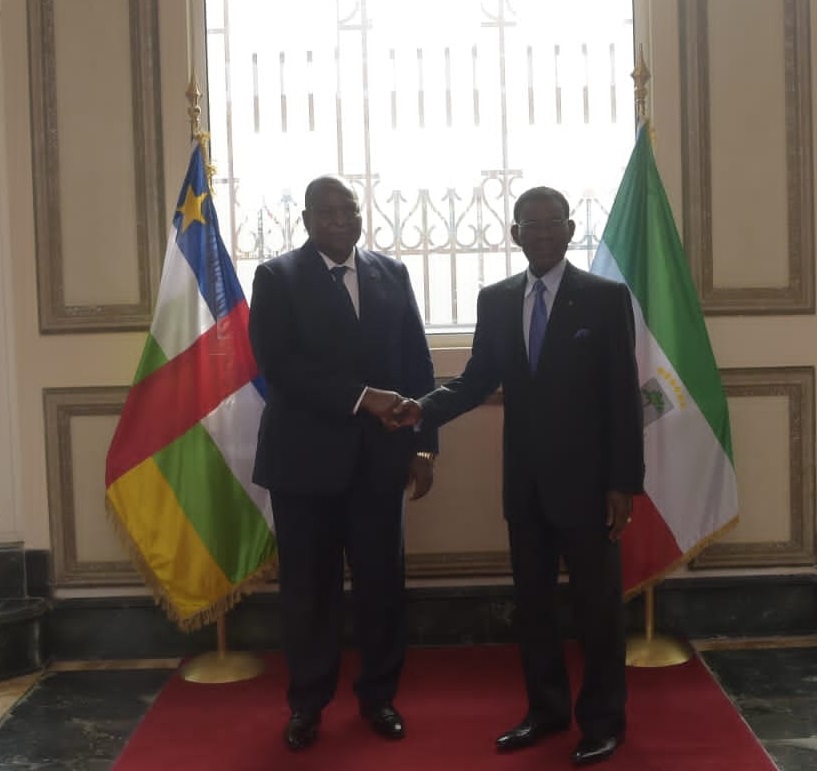 Parlement de la Cemac : visite du président Faustin Archange Touadera à Malabo