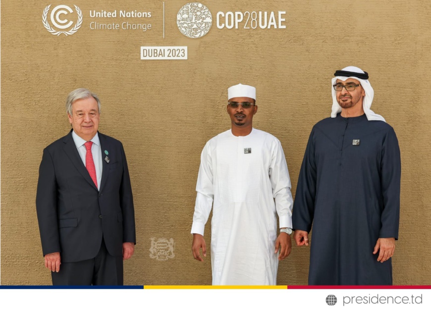 Dubaï : le président de transition du Tchad prend part aux travaux de la COP28