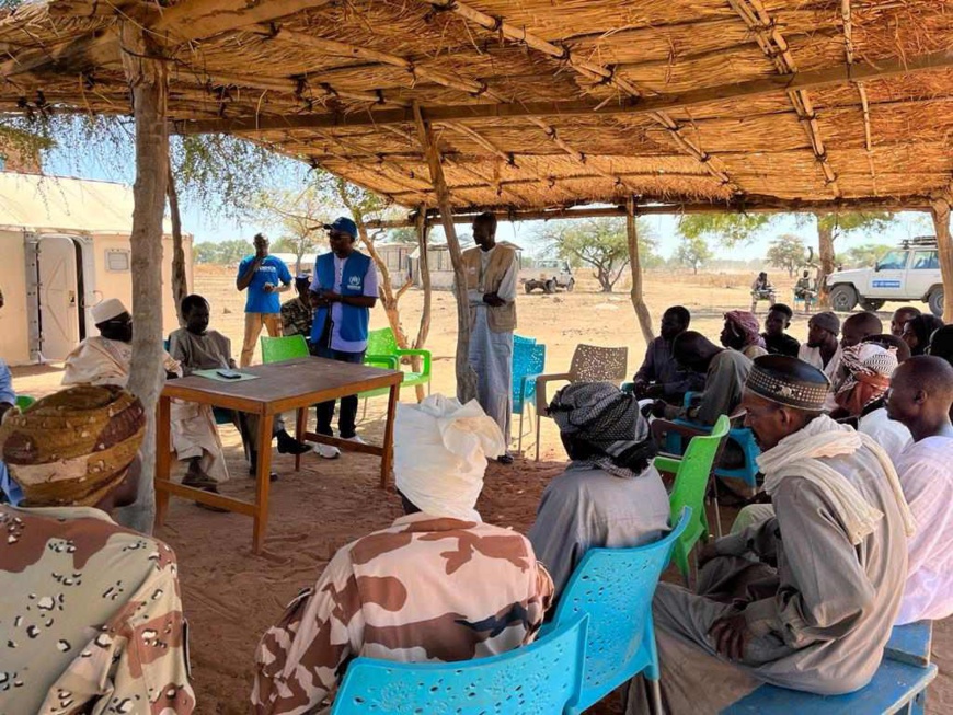 Tchad : Une mission mixte sur le site des réfugiés à Kerfi