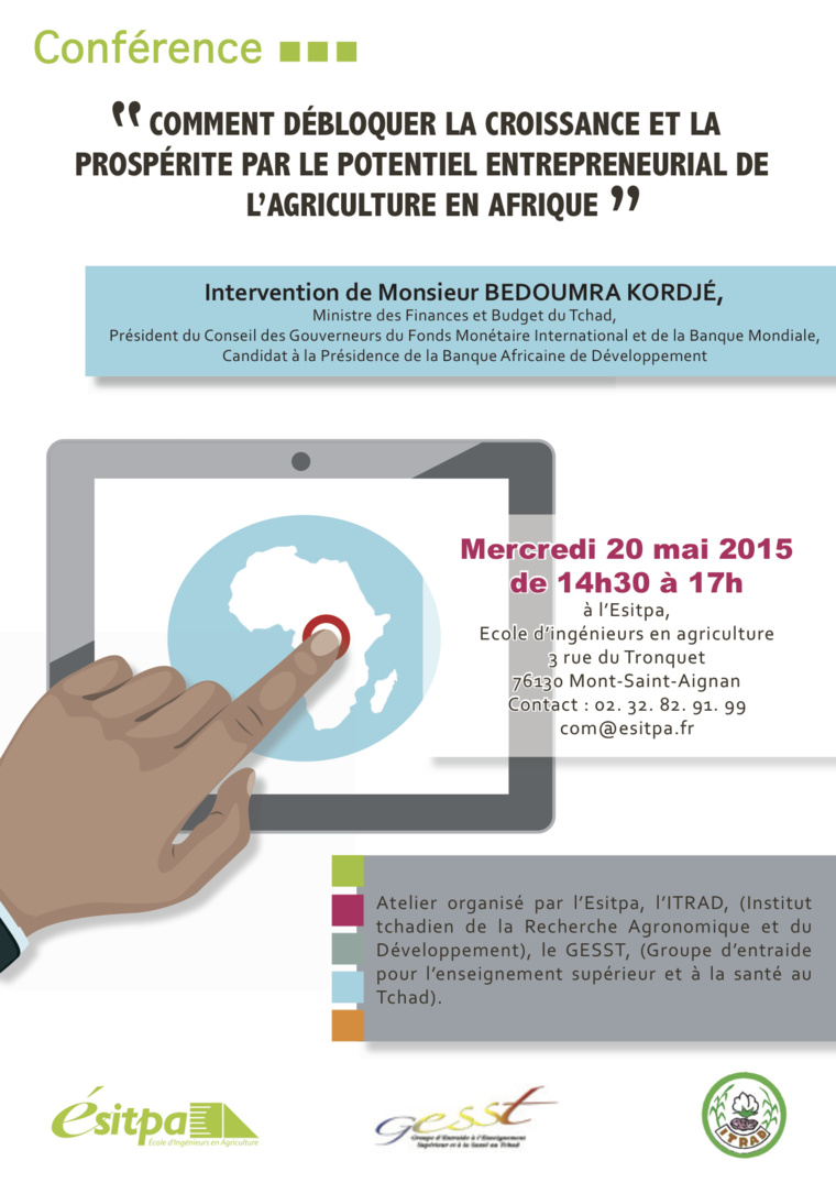France : Intervention du ministre tchadien des finances Bedoumra Kordjé à l'ESITPA