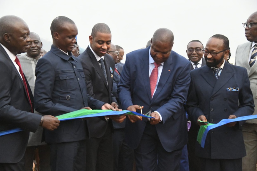 RCA : le président Touadera inaugure un centre technique dédié au football RCA : le président Touadera inaugure un centre technique dédié au football