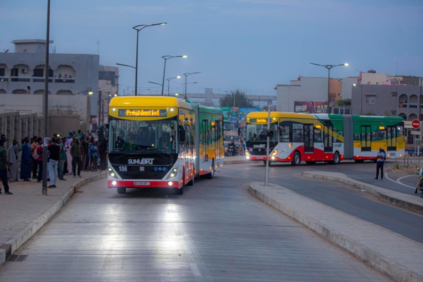 Sénégal : inauguration du Bus Rapid Transit (BRT) Sénégal : inauguration du Bus Rapid Transit (BRT)