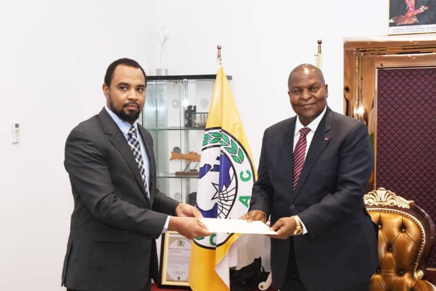 Une délégation tchadienne rencontre le président centrafricain