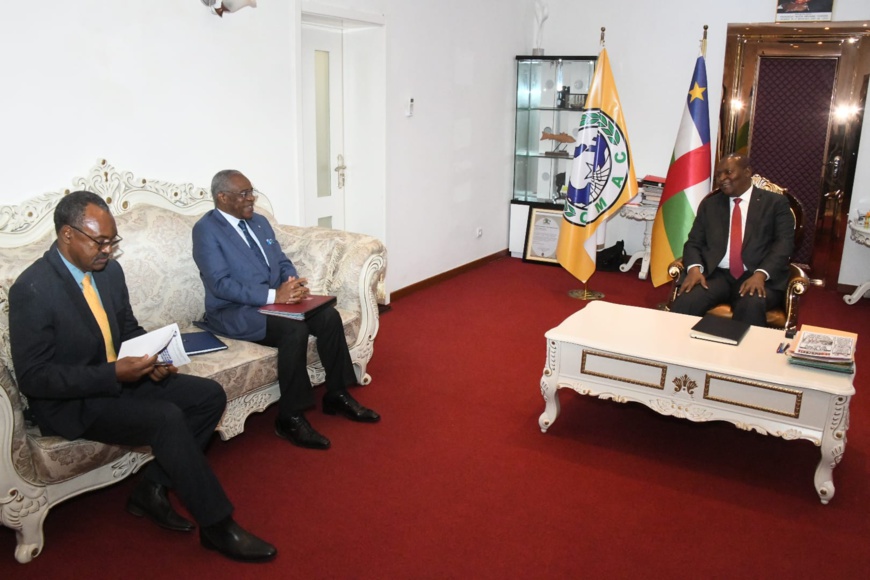 RCA : une délégation de la Commission de la Comac rencontre le président Touadera RCA : une délégation de la Commission de la Comac rencontre le président Touadera