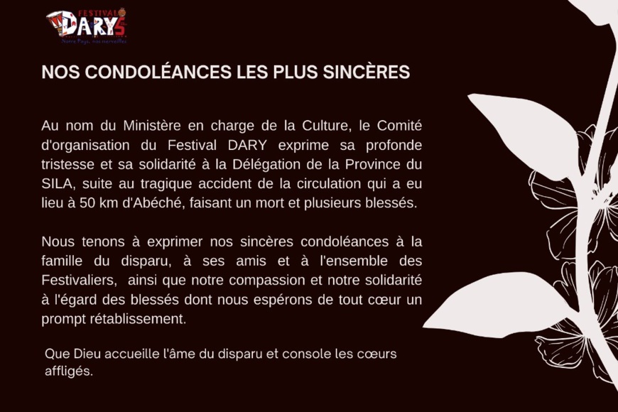 Tchad – Festival Dary : Un mort et plusieurs blessés dans un malheureux accident de route impliquant la délégation de la Province du Sila