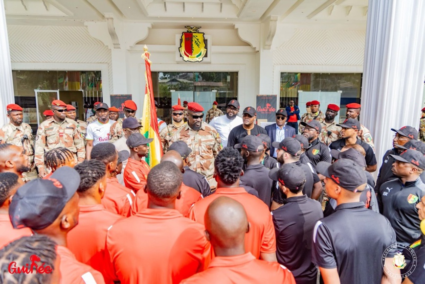 CAN 2023 – Président Doumbouya : Les Sylis « n'ont pas ramené la Coupe, mais ils nous ont apporté l'honneur et le drapeau national » CAN 2023 – Président Doumbouya : Les Sylis « n'ont pas ramené la Coupe, mais ils nous ont apporté l'honneur et le drapeau national »
