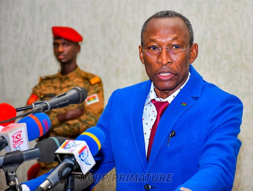 Burkina Faso : le premier ministre rassure le secteur privé après le retrait de la CEDEAO Burkina Faso : le premier ministre rassure le secteur privé après le retrait de la CEDEAO