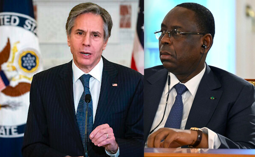 Etats-Unis/Sénégal : conversation téléphonique entre le secrétaire d’Etat Blinken et Macky Sall Etats-Unis/Sénégal : conversation téléphonique entre le secrétaire d’Etat Blinken et Macky Sall