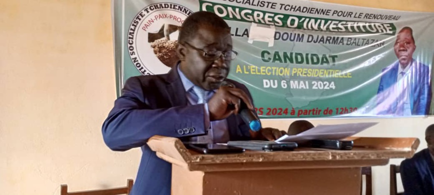 Tchad : Alladoum Djarma Balthazar est investi candidat du parti ASTRE à la Présidentielle Tchad : Alladoum Djarma Balthazar est investi candidat du parti ASTRE à la Présidentielle