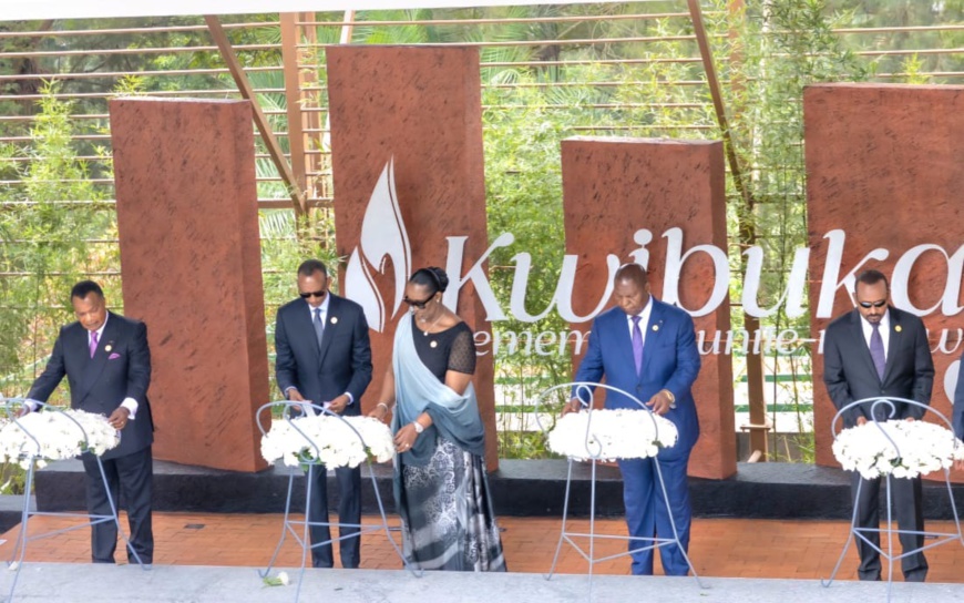 Rwanda : le président centrafricain a assisté au 30ème anniversaire du génocide des tutsis Rwanda : le président centrafricain a assisté au 30ème anniversaire du génocide des tutsis
