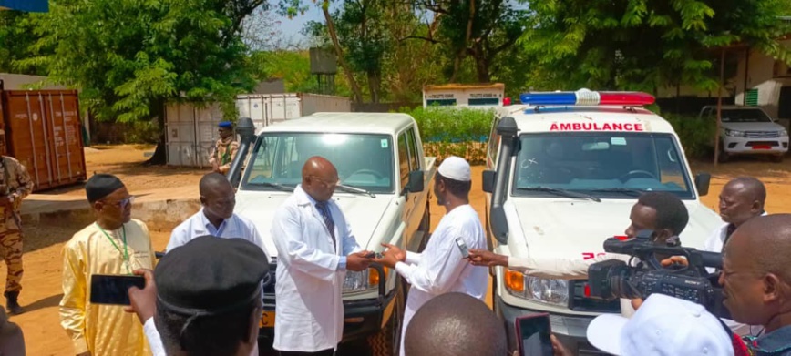 Tchad : La délégation sanitaire du Logone Occidental dotée de deux ambulances et des kits d’urgence