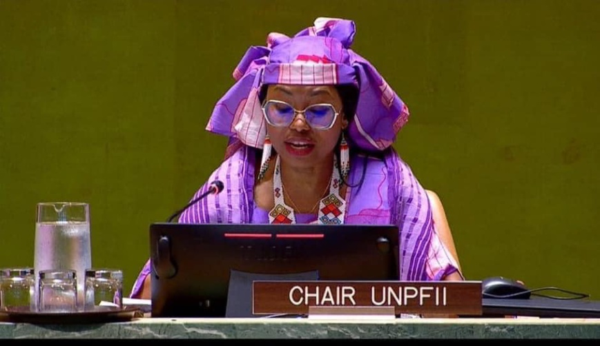 Le Tchad célèbre l'élection d'Hindou Oumarou Ibrahim à la présidence du Forum des Nations Unies sur les questions autochtones Le Tchad célèbre l'élection d'Hindou Oumarou Ibrahim à la présidence du Forum des Nations Unies sur les questions autochtones