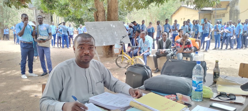 Tchad – Baccalauréat 2024 : La mission de la biométrie était dans la Province du Moyen Chari ce 25 avril