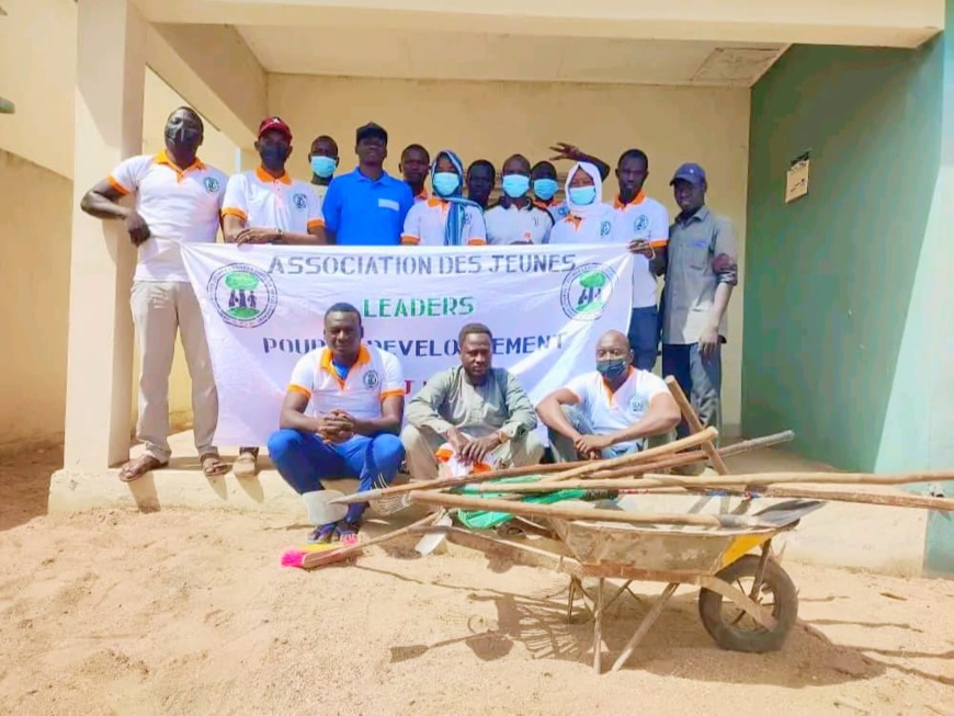 Tchad : L'Association des Jeunes Leaders pour le Développement (AJLD) mène une opération de salubrité à Bitkine