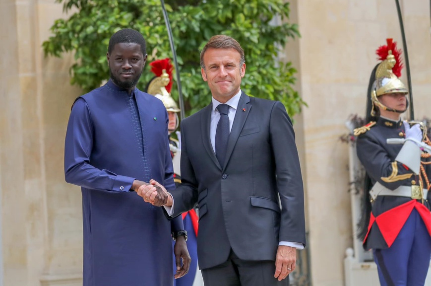 France-Sénégal : le président Emmanuel Macron reçoit son homologue sénégalais à Paris