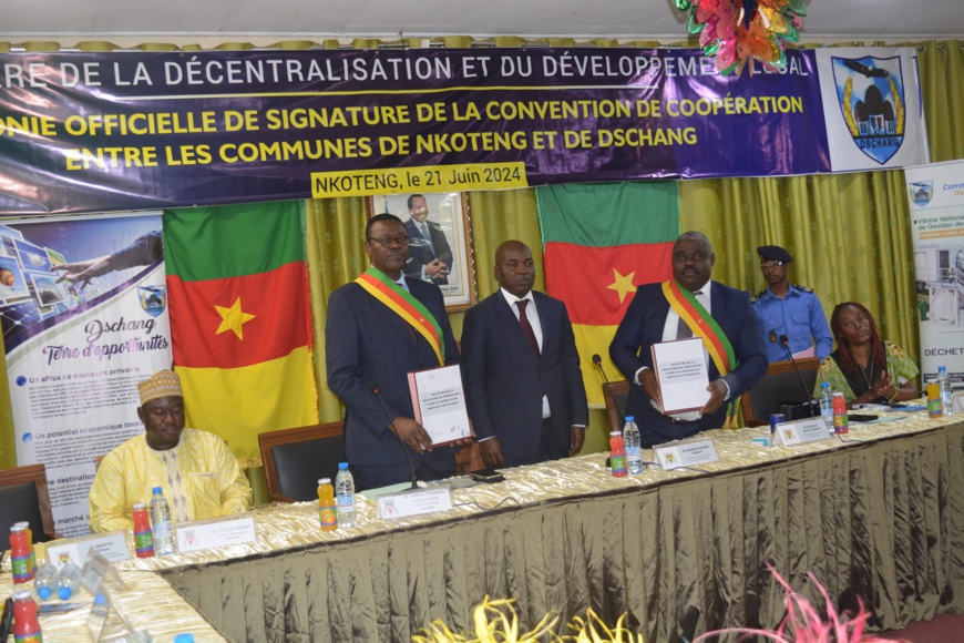 Cameroun : les villes de Dschang et Nkoteng unies par une convention de coopération décentralisée Cameroun : les villes de Dschang et Nkoteng unies par une convention de coopération décentralisée