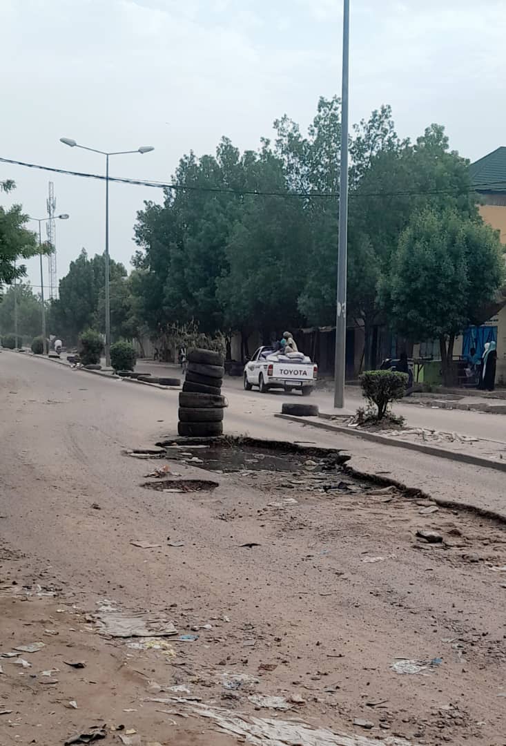 Tchad :  à N’Djamena, le mauvais état des routes en saison pluvieuse est un risque