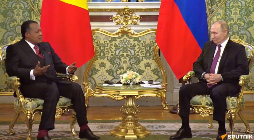 Russie-Congo : énergie et défense au centre des entretiens entre Poutine et Sassou N'guesso Russie-Congo : énergie et défense au centre des entretiens entre Poutine et Sassou N'guesso