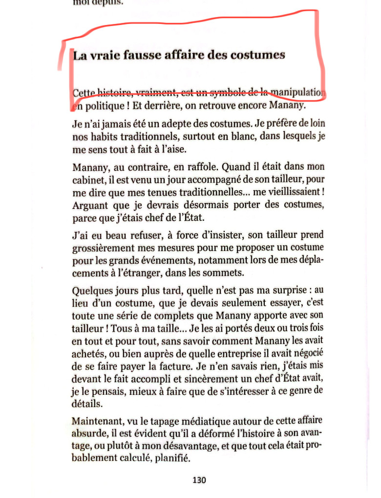 Tchad : une "intention de nuire à la réputation du Président" avec l'affaire des costumes