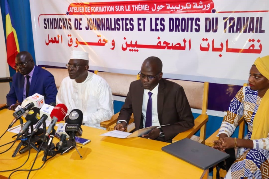 Tchad : L'UJT et la FIJ renforcent les capacités des syndicats de journalistes tchadiens sur les droits du travail et les revendications Tchad : L'UJT et la FIJ renforcent les capacités des syndicats de journalistes tchadiens sur les droits du travail et les revendications