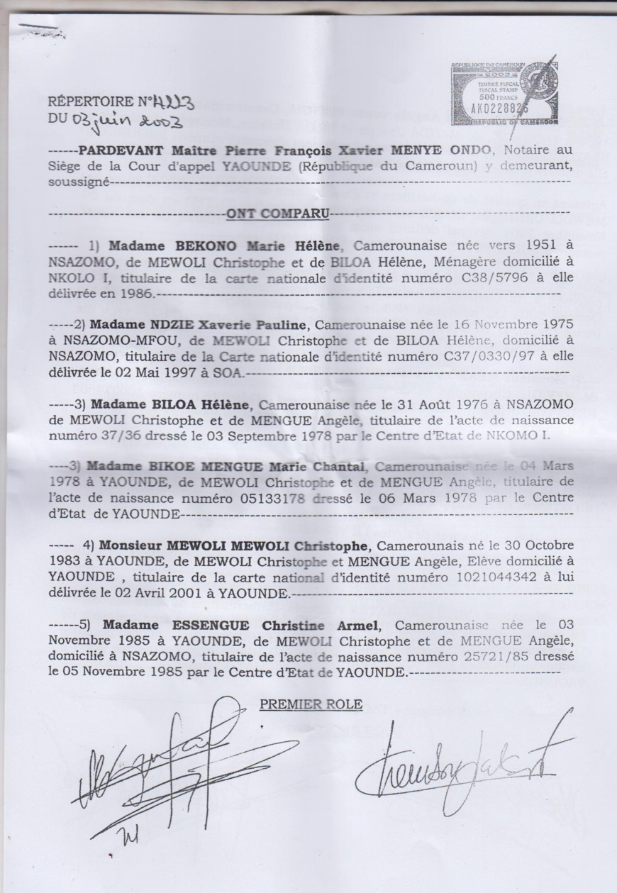 ces documents que Bobi a oublié