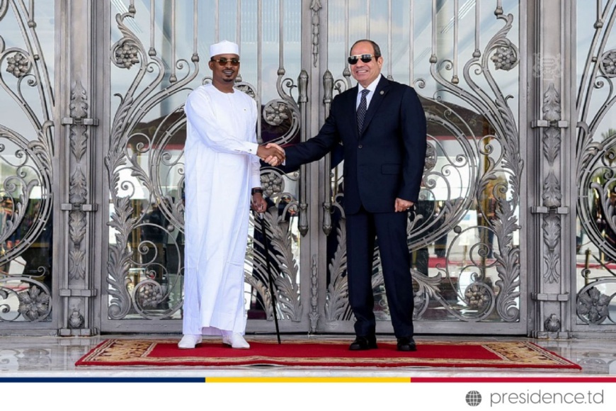 Tchad-Egypte : tête-à-tête entre le président Mahamat Idriss Deby et son homologue Abdelfattah Al-Sissi Tchad-Egypte : tête-à-tête entre le président Mahamat Idriss Deby et son homologue Abdelfattah Al-Sissi