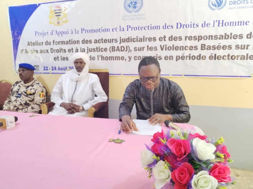 Tchad : le gouverneur du Batha lance l’atelier de formation des acteurs judiciaires à Ati