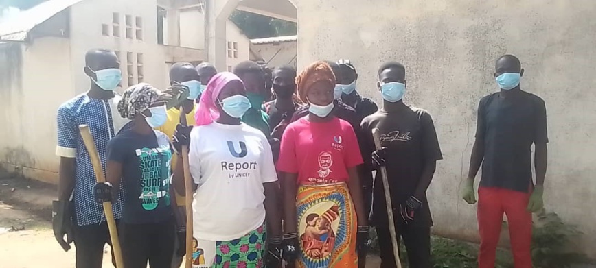 Tchad : Une opération de nettoyage à Bébédjia menée par la communauté U-Report