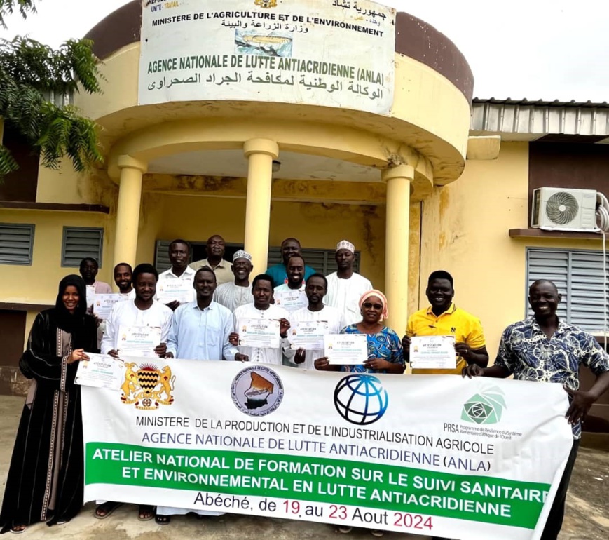 Tchad : Atelier national de renforcement des capacités de lutte antiacridienne à Abéché Tchad : Atelier national de renforcement des capacités de lutte antiacridienne à Abéché