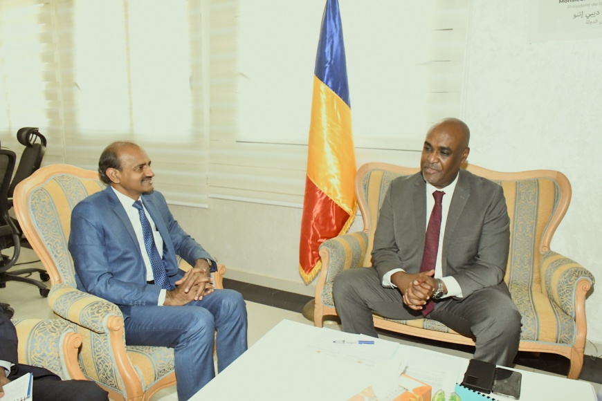 Renforcement de la coopération entre le Tchad et l'Inde notamment dans le secteur des infrastructures routières Renforcement de la coopération entre le Tchad et l'Inde notamment dans le secteur des infrastructures routières