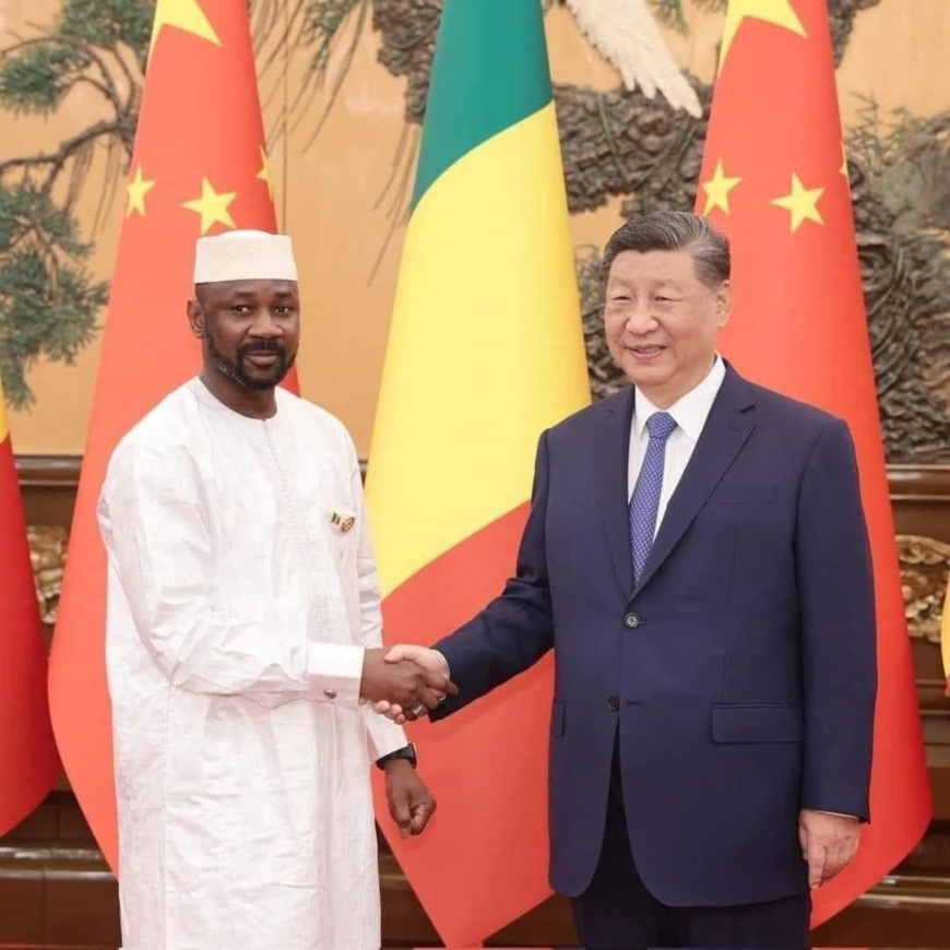 Mali / Chine : Rencontre entre Assimi Goïta et Xi Jinping Mali / Chine : Rencontre entre Assimi Goïta et Xi Jinping