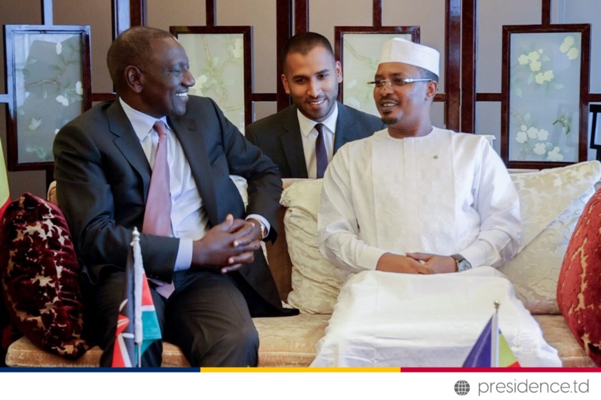 Tchad-Kenya : entretien entre Mahamat Idriss Deby et William Ruto Tchad-Kenya : entretien entre Mahamat Idriss Deby et William Ruto