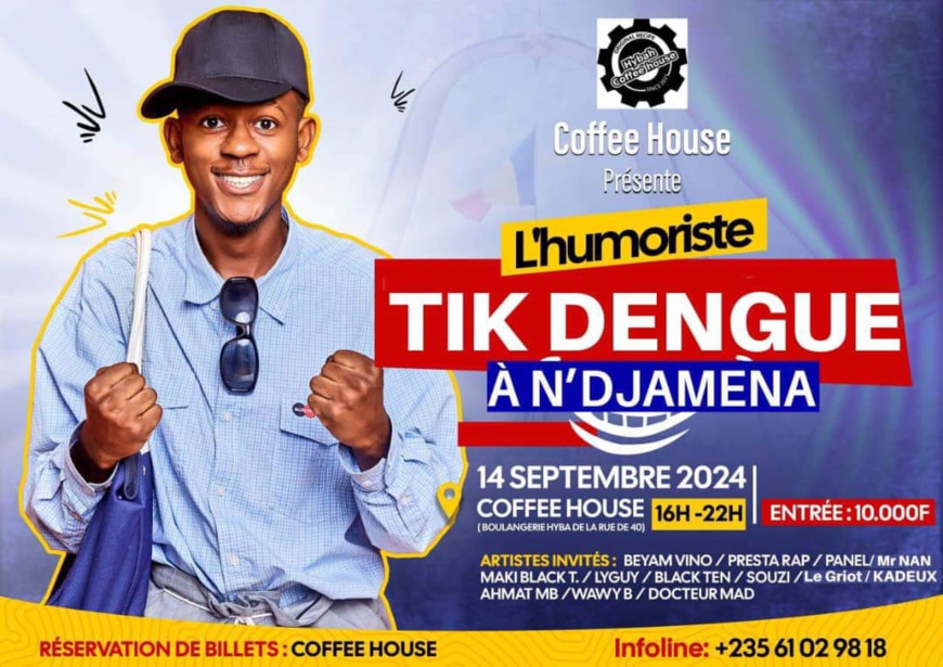 Tchad : une soirée inoubliable au restaurant Coffee House le 14 septembre prochain Tchad : une soirée inoubliable au restaurant Coffee House le 14 septembre prochain