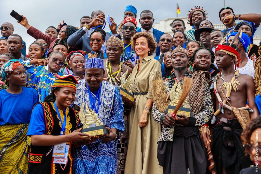Cameroun :  visite de la DG de l’UNESCO, entre promotion des langues et culture
