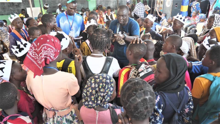 Tchad - Culture : Coach Ndoubadé Bienvenu en visite au Centre Koulsy Lamko