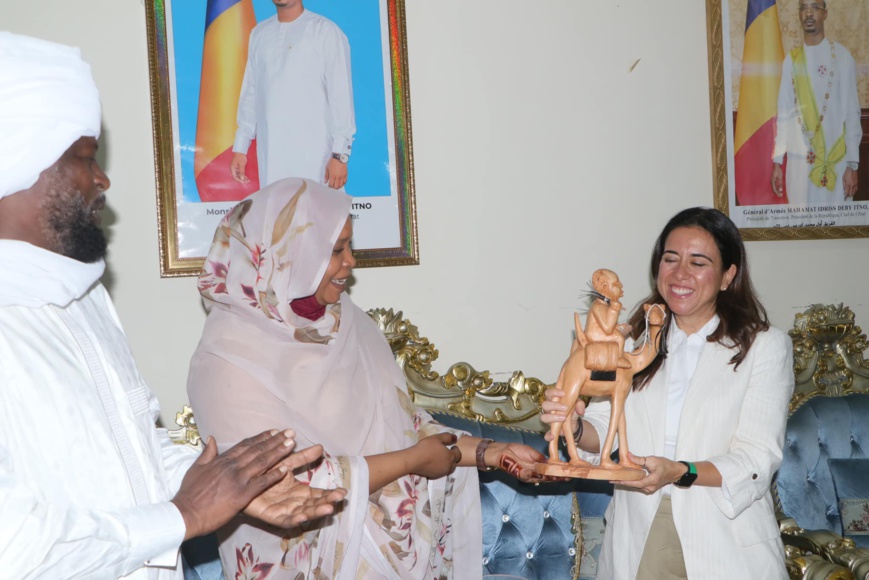 Tchad : Visite conjointe de la Ministre déléguée auprès du Ministre des Affaires Étrangères et de la Sous-Secrétaire d'État émiratie à Abéché Tchad : Visite conjointe de la Ministre déléguée auprès du Ministre des Affaires Étrangères et de la Sous-Secrétaire d'État émiratie à Abéché